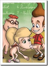 Hot Judy Neutron is fucked in vagina by Sheen's dong