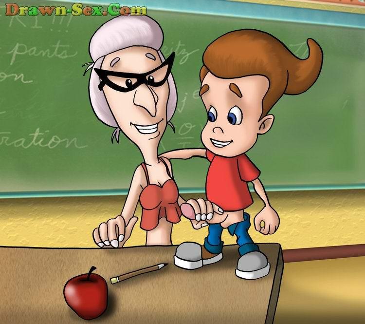 Six Adventures of Jimmy Neutron hot cartoon pics.