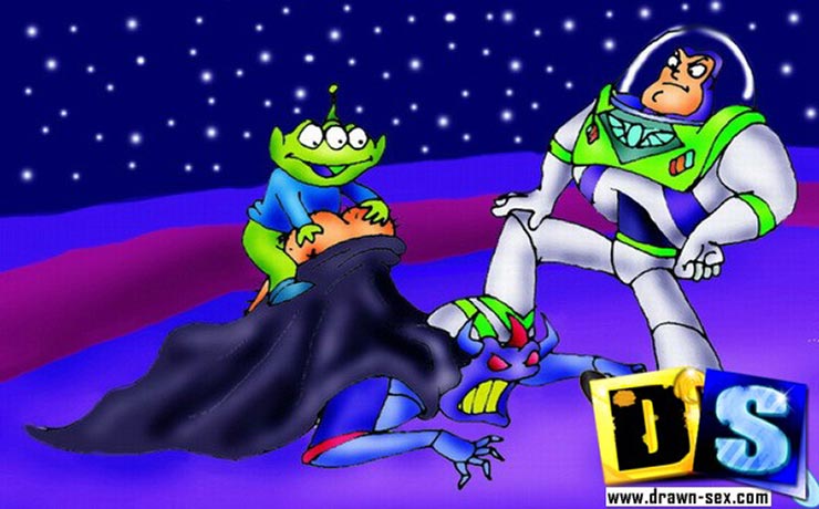 6 Buzz Lightyear of Star Command nasty cartoon pics.