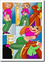 Kim Possible rides Gill's thick schlong and gets rammed doggystyle