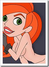 Cum crazy Kim Possible getting banged by nasty Ron Stopable and filling her mouth with sperm 