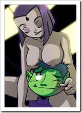 Gizmo gets captured and pleasures Beast Boy