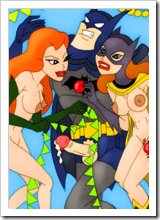 Batgirl getting screwed in cherry by shy Commissioner James Gordon