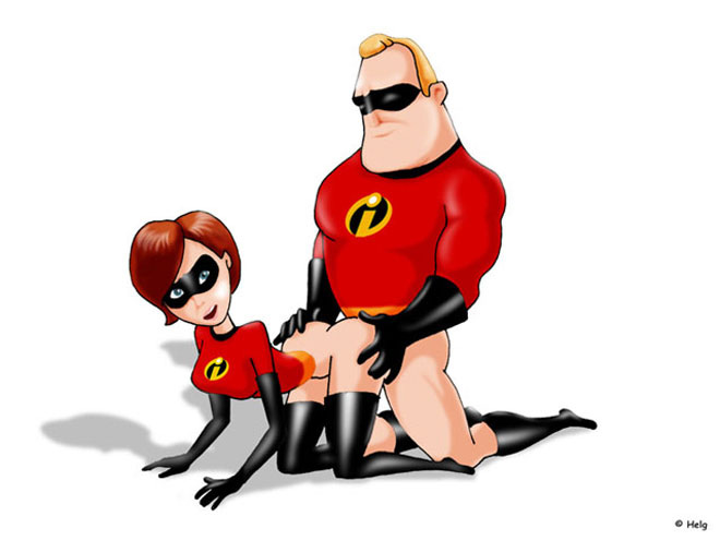 Elastigirl: The Incredibles Six erotic cartoon pics.