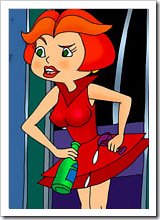 Judy Jetson gets penetrated extremely on ass