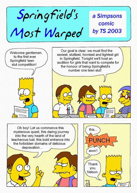 6 The Simpsons nasty comics pages posted in Simpsons Cartoon Porn Guide 