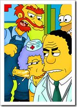 Mrs. Krabappel with plump milkers pleasures dark eyed Bart Simpson