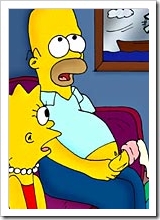 Allison Taylor getting a treatment and bent over by Homer Simpson in the bed
