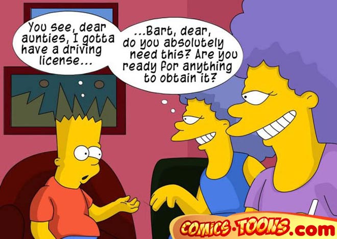 Bart Simpson Aunt Sex - Bart simpson fucks aunt porn - Hardcore