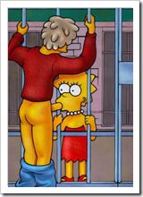 Lisa Simpson with incredible body gets her ass ripped apart by pervert Jimbo Jones