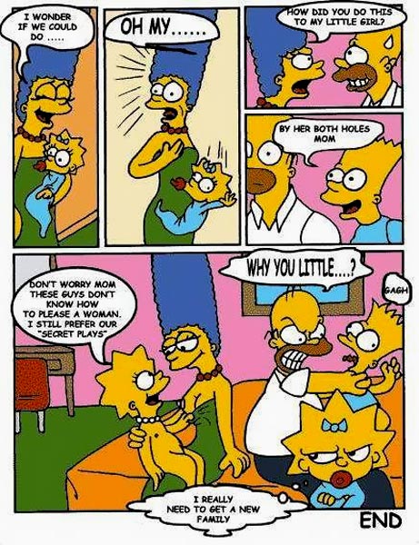 Simpsons porn comic strip - XXX photo