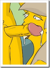 Marge Simpson gets drilled and squirts tight hole juice