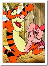 Tigger's girlfriend with perfectly shaped boobs filled by pervert Winnie Pooh