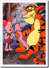 Tigger's girlfriend licking stiff cock and getting cum blasted 